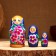 Matryoshka 3-doll, "Inessa Beauty", 10-11 cm