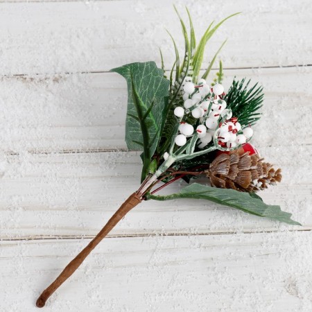 Decor "Winter charm" a bump with herbs, 19 cm-1