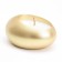 Candle "Drop" in the candlestick of gypsum, 14.5x10x6.5 cm, gold