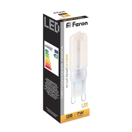 LED LED Feron, G9, 7 W, 230 V, white warm light-2