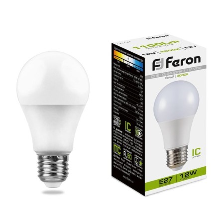LED LED Feron, Shar, E27, 12 W, 230 V, 4000 K