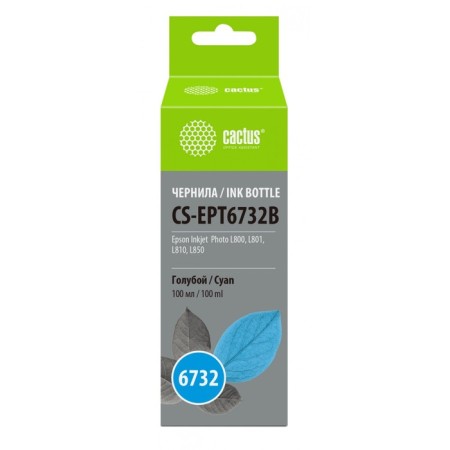 Cactus CS-Ed6732B T6732 ink for Epson Epson L800/L810/L850/L1800, 100ml, blue