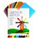 Cardboard of color A4, 20 sheets, 10 colors, glossy in the folder, Erichkrause, a set for children's creativity