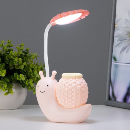 Table lamp "Snail" Led 2 W USB AKB MIX 5x10.5x28 cm Risalux-3
