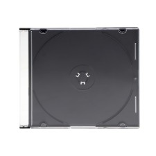 CDB-SL box for CD/DVD discs, capacity 1 pc, plastic, transparent