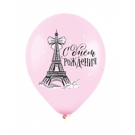 Shar Latex 12 "" With DR! Paris ", pastel, 2-sided, set of 100 pcs., Mix-2