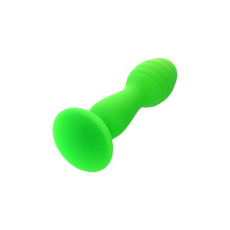 Anal plug A-Toys by Toyfa Terg, silicone, green, 10 cm-3