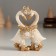 Souvenir Polystone Suspension "Winter geese in hats" 7.5x3.5x9 cm