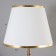 Elizabeth table lamp E27 40W white-gold 25x25x37 cm Risalux