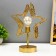 Spar "star" LED from batteries 3haa gold 22x11x28 cm Risalux