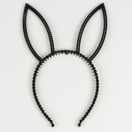Carnival rim ears Bunny, black color
