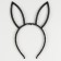 Carnival rim ears Bunny, black color