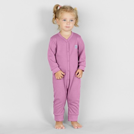 Combineson children with open legs BASIC, height 62 cm, lilac color