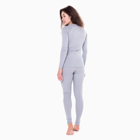 Women's thermal underwear (longshit, leggings), light gray color, size 52-6