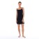 Night shirt female, black color, size 52