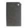 The diary is low, 120 x 200 mm 128 sheets, leatherette, gray block 70 g/m2, lies, refuge with a colored button, dark gray