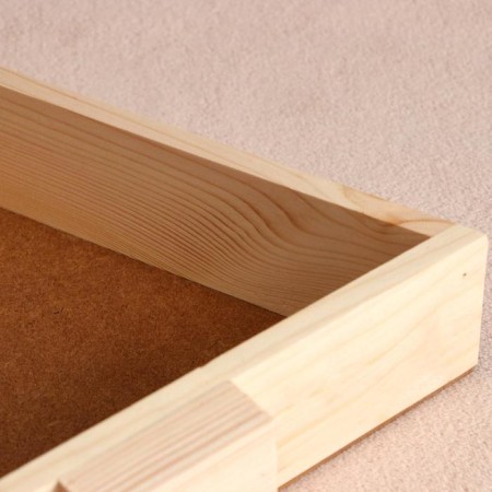 Kashpo wooden "Box Christmas tree with a triangle", array, 39 × 27 × 6 cm-2