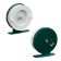 Inertial coil, metal plastic, diameter 6.5 cm, white-green color, 701