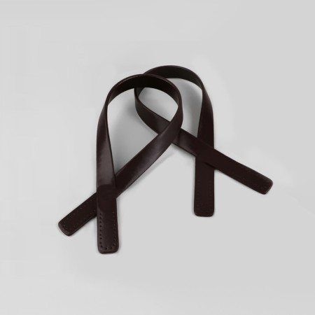 Handles for bag, pair, 52 ± 2 × 2 cm, brown color-1