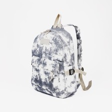 Young backpack from textiles on lightning, 3 pockets, color gray color