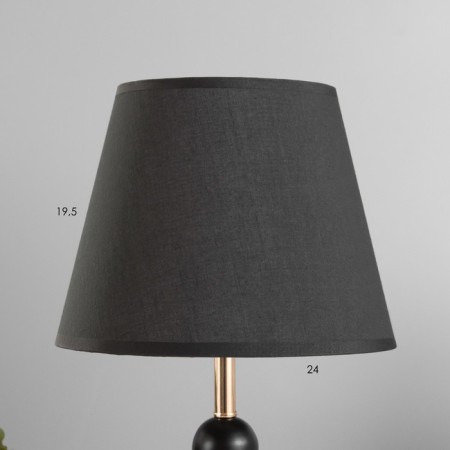 Glafira table lamp E27 40W black and gold 25x25x43 cm-2