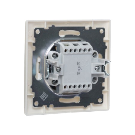 Luazon Lighting "Antei" switch, 10 A, 1 key, hidden, white-2