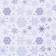 Paper packing glossy bilateral “snowflakes”, 50 x 70 cm, new year
