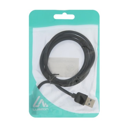 Luazon, Type -C - USB, 1 A, 1 m, black cable-4
