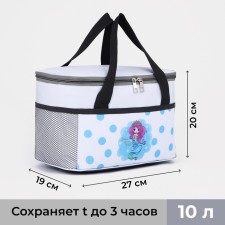 Tarmosumka with a zipper, volume of 10 l, color gray color