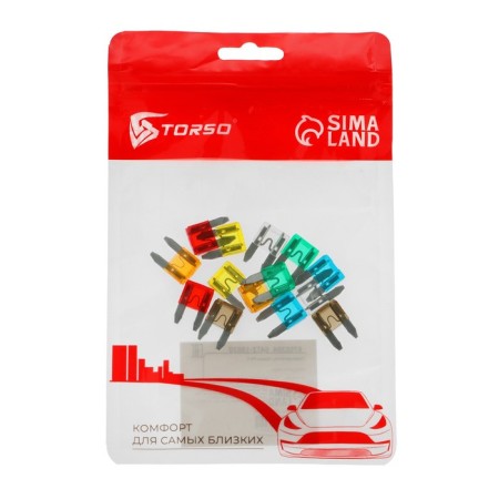 Mini fuse, 5A, 7.5A, 10A, 15A, 20A, 25A, 30A, set 14 pcs-1