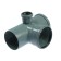 Cross sewer Flextron, 110 x 110 x 50, mm, 87.5 °, left