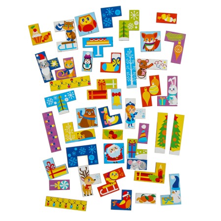 Wooden Tetris "We celebrate the New Year"-6
