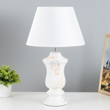 Lunet table lamp E27 40W white 28x28x45 cm Risalux