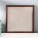 Photo frame wood 30x30 cm walnut (plastic screen)