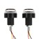 Brown backlight, 12 V, wire 25 cm, set 2 pcs