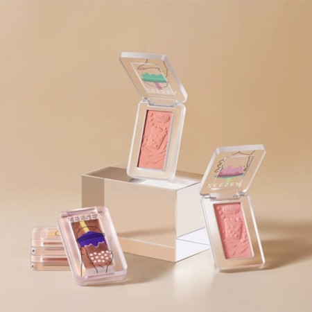 Blue Zeesea Dessert Collection Powder Blush, tone 01, 3.5 g-8