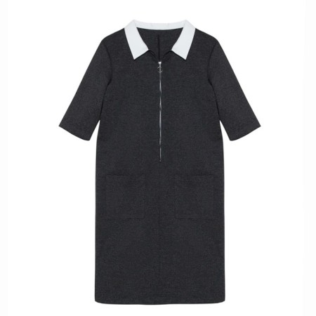 Female dress, size XL, color Black Melange-4