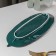 Ceramic serving dish "Rapsodia. Sheet ", 25 × 10 × 2 cm, green color