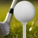 Set of golf balls, 10 pieces, plastic, 1 x 7 cm, white color