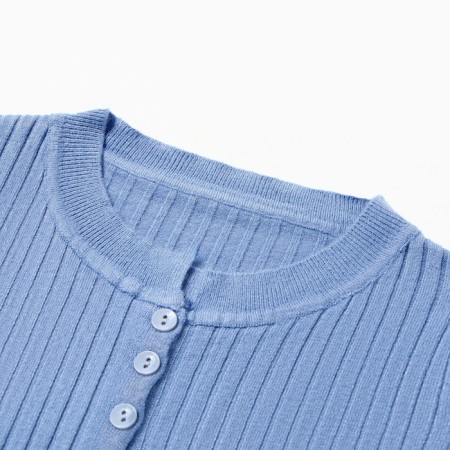 Female jumper minku, blue color, rr 42-44-6