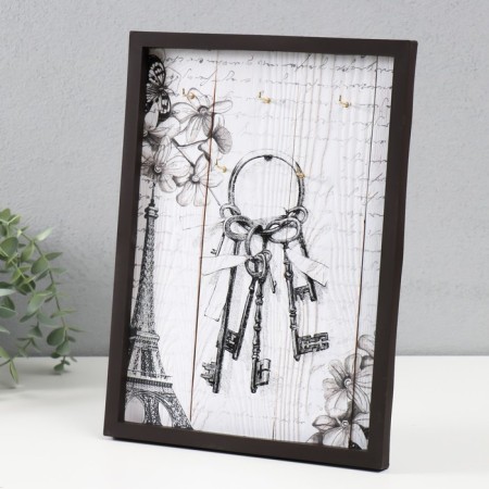 Open "Keys" 5 hooks, 23x32 cm-1