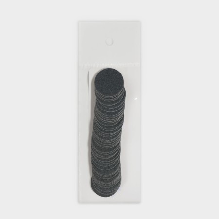 Frone file for a disk, abrasiveness 240, d2.5 cm, packing 50 pcs, black color-10