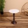 Coffee table 41x41x56 cm, aluminum/marble