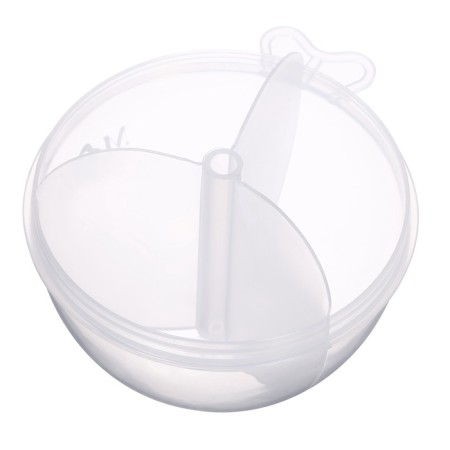 A container for a mixture with a dispenser, yellow-4