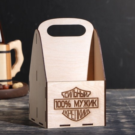 Box for beer "strong, strong"-1