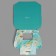 Confectionery packaging, a box with lamination "Marble", 10 x 8 x 3.5 cm