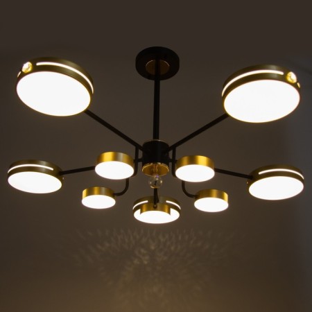 Laser Laseri 10XLED 180W 3000-6000K black and gold 97x97x48 cm Bayerlux-3