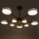 Laser Laseri 10XLED 180W 3000-6000K black and gold 97x97x48 cm Bayerlux