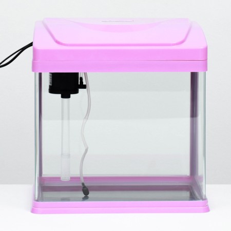 The Seastar HX-320F Aquarium includes: LED lamp, filter, 18 l, pink-1