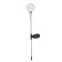 Garden lamp on the sunny battery "Shar", 70 cm, 20 LED, glow white